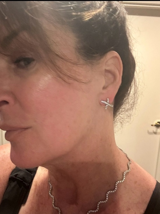 Tiffany & Co. Jewelry - Tiffany & Co Platinum and Diamond Paloma Picasso Graffiti X earrings